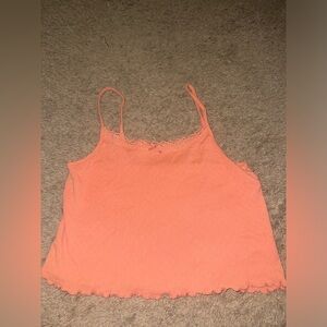 American Eagle Outfitters Coral Lace Cami Top